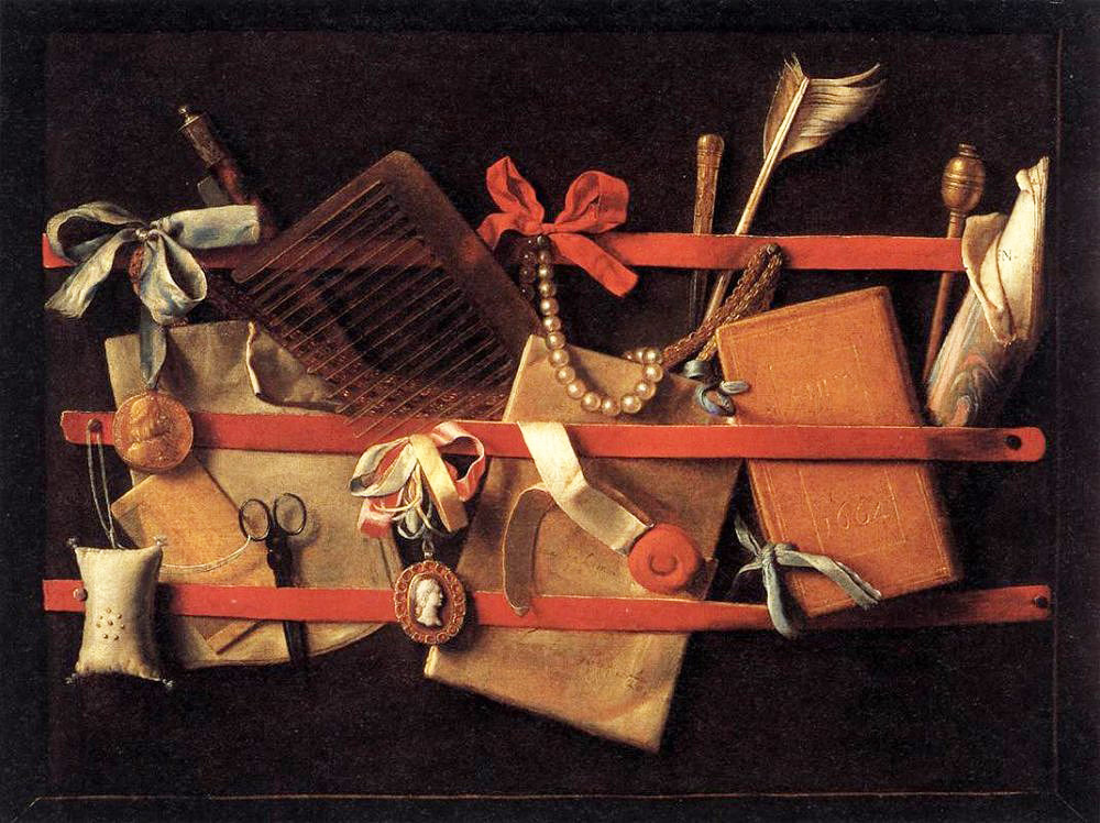 Tromp-l'oeil still life